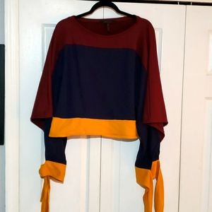 Color block sweatshirt